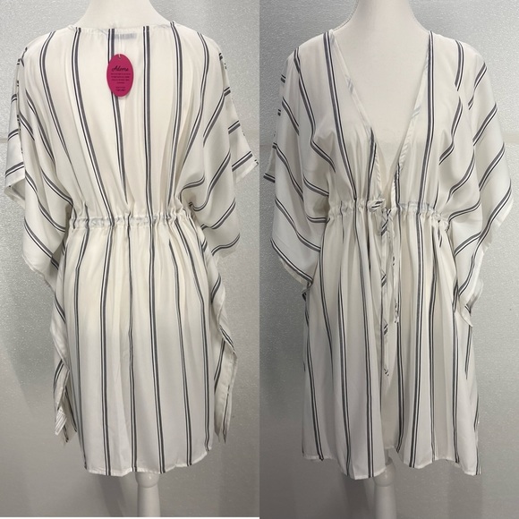 NWT Swimsuit Cover Ups for Women V-Neck Oversized Beach Bikini Cover Ups  SIZE M - Picture 2 of 16